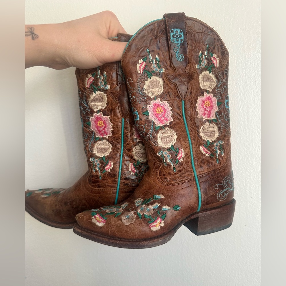 Macie Bean Girls Honey Bunch Western Boot